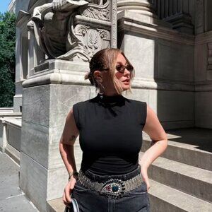 REFORMATION Lindy Tank Black